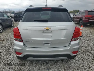 2017 Chevrolet Trax LT with VIN KL7CJPSB4HB156556, listed as a Copart auction lot 53871705 with 42,610 mi miles and Salvage Title. Bid and sale history available at carsss.com. Image 6.