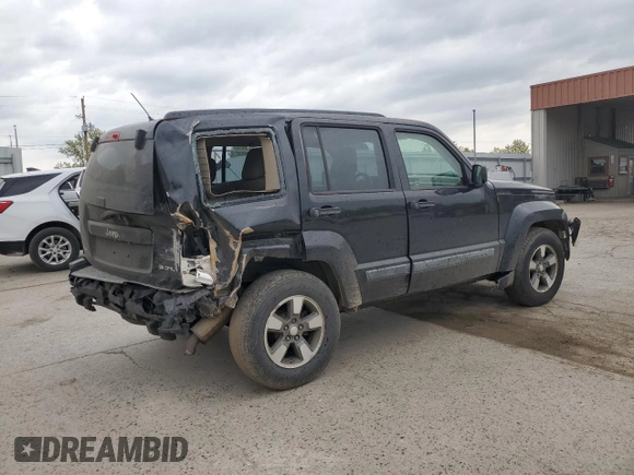 2008 Jeep Liberty Sport z VIN 1J8GN28K68W262608, wystawiony jako Copart lot #54179615 z przebiegiem 116 585 mil mil oraz Szkoda całkowita • Salvage title. Historia ofert i sprzedaży dostępna na DreamBid. Obrazek 3.