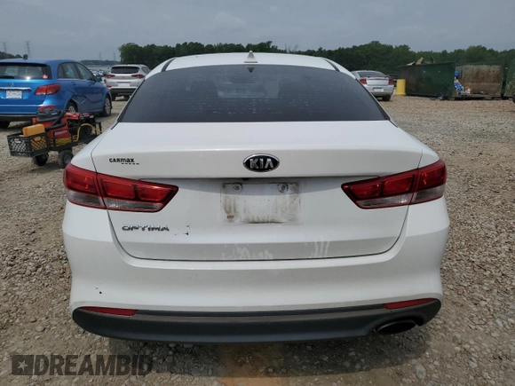 2016 Kia Optima LX with VIN 5XXGT4L3XGG020431, listed as a Copart auction lot 57244075 with 149,939 mi miles and Salvage title. Bid and sale history available at DreamBid. Image 6.