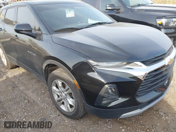 2020 Chevrolet Blazer LT with VIN 3GNKBCRS6LS598592, listed as a IAAI auction lot 40650004 with 46,104 mi miles and . Bid and sale history available at DreamBid. Image 1.