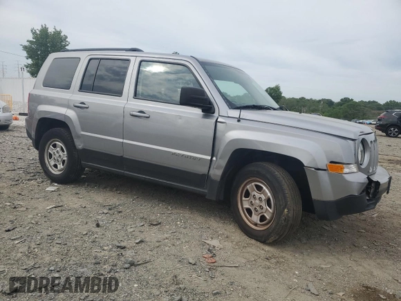 2017 Jeep Patriot Sport with VIN 1C4NJPBAXHD140823, listed as a Copart auction lot 56889905 with 134,532 mi miles and Clean Title. Bid and sale history available at DreamBid. Image 4.