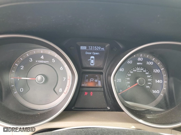 2013 Hyundai Elantra GT with VIN KMHD35LE9DU058373, listed as a Copart auction lot 59804034 with 131,539 mi miles and Salvage Title. Bid and sale history available at carsss.com. Image 9.