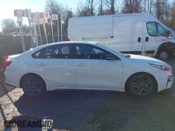 2020 Kia Forte GT-Line with VIN 3KPF34AD0LE152043, listed as a IAAI auction lot 41206092 with 41,502 mi miles. Bid and sale history available at carsss.com. Image 13.