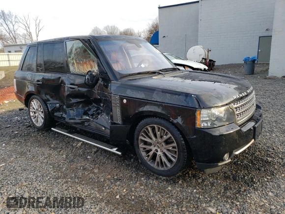 2011 Land Rover Range Rover SC Autobiography with VIN SALMP1E49BA330272, listed as a Copart auction lot 87019584 with 160,704 mi miles and Salvage title. Bid and sale history available at DreamBid. Image 4.