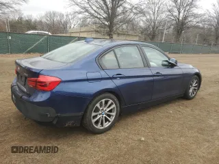 2017 BMW 3 Series 320i with VIN WBA8E1G53HNU13439, listed as a Copart auction lot 47745005 with 35,334 mi miles and Salvage Title. Bid and sale history available at carsss.com. Image 3.