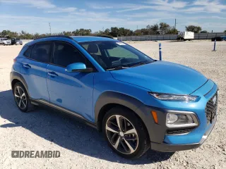 2020 Hyundai Kona Limited with VIN KM8K33A56LU405994, listed as a Copart auction lot 81983334 with 32,907 mi miles and Salvage Title. Bid and sale history available at carsss.com. Image 4.