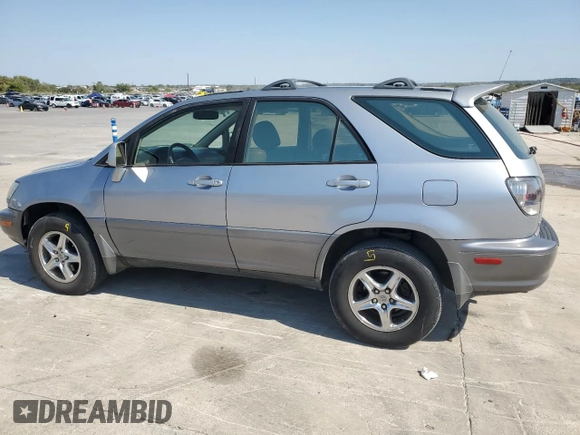 2002 Lexus RX 300 with VIN JTJGF10U720143078, listed as a Copart auction lot 76001414 with 229,752 mi miles and Salvage Title. Bid and sale history available at carsss.com. Image 2.