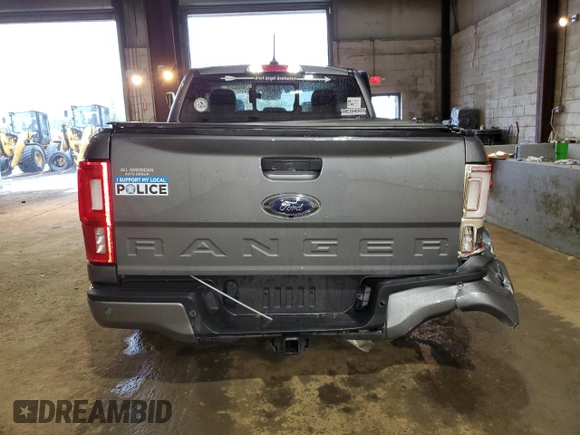 2023 Ford Ranger XL with VIN 1FTER4FH3PLE34602, listed as a Copart auction lot 56864085 with 17,666 mi miles and Salvage title. Bid and sale history available at DreamBid. Image 6.