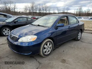 2007 Toyota Corolla CE with VIN 2T1BR32EX7C740468, listed as a Copart auction lot 87006944 with 182,560 mi miles and Clean Title. Bid and sale history available at carsss.com. Image 1.