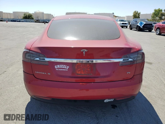 2016 Tesla Model S 70 with VIN 5YJSA1E19GF147460, listed as a Copart auction lot 64068545 with 99,201 mi miles and Salvage title. Bid and sale history available at DreamBid. Image 6.
