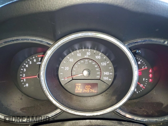 2012 Kia Sorento LX with VIN 5XYKTDA28CG243352, listed as a Copart auction lot 49728075 with 214,974 mi miles and Clean Title. Bid and sale history available at carsss.com. Image 9.
