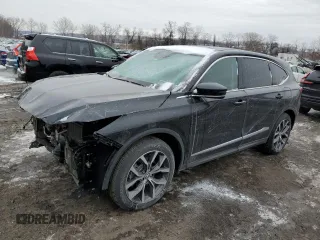 2024 Acura MDX w/Technology Package with VIN 5J8YE1H4XRL002921, listed as a Copart auction lot 45182365 with 11,125 mi miles and Salvage Title. Bid and sale history available at carsss.com. Image 1.