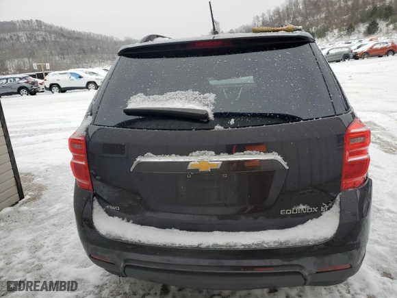 2016 Chevrolet Equinox LT with VIN 2GNFLFEK8G6236807, listed as a Copart auction lot 45941105 with 0 mi miles and Salvage Title. Bid and sale history available at carsss.com. Image 6.