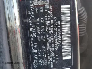 2018 Genesis G80 Sport z VIN KMHGN4JB3JU243749, wystawiony jako Copart lot #49339915 z przebiegiem 80 735 mil mil oraz Szkoda całkowita • Salvage title. Historia ofert i sprzedaży dostępna na DreamBid. Obrazek 13.