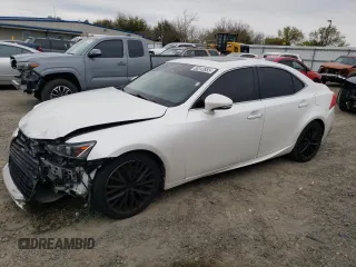 2017 Lexus IS with VIN JTHBA1D27H5049328, listed as a Copart auction lot 50242855 with 81,868 mi miles and Salvage Title. Bid and sale history available at carsss.com. Image 1.
