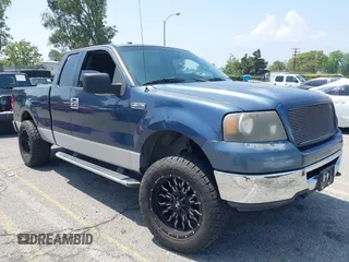 2006 Ford F-150 XLT with VIN 1FTPX14566NA09898, listed as a IAAI auction lot 42394971 with 202,587 mi miles and . Bid and sale history available at DreamBid. Image 1.