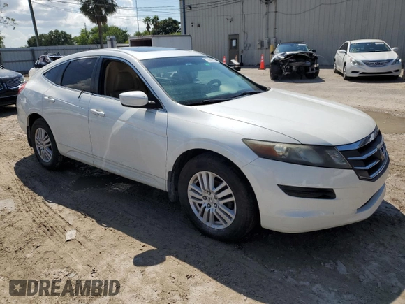 2012 Honda Crosstour EX-L with VIN 5J6TF3H53CL004005, listed as a Copart auction lot 73849554 with 0 mi miles and Salvage Title. Bid and sale history available at carsss.com. Image 4.