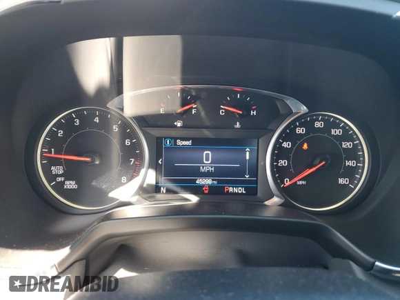 2020 Chevrolet Blazer LT with VIN 3GNKBCRS4LS606396, listed as a Copart auction lot 50106225 with 45,299 mi miles and Salvage title. Bid and sale history available at DreamBid. Image 9.
