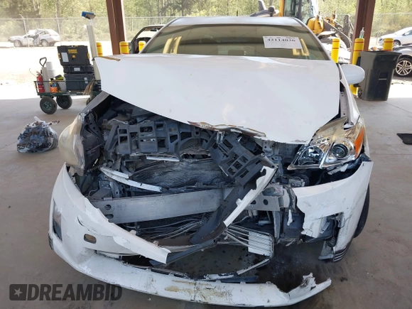 2011 Toyota Prius I with VIN JTDKN3DU7B0319732, listed as a IAAI auction lot 42114036 with 286,315 mi miles. Bid and sale history available at carsss.com. Image 12.