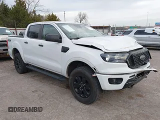 2022 Ford Ranger XL with VIN 1FTER4FHXNLD41847, listed as a IAAI auction lot 41821218 with 123,549 mi miles. Bid and sale history available at carsss.com. Image 1.