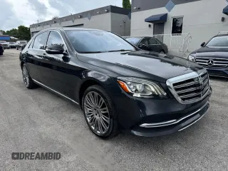 2020 Mercedes-Benz S-Class S 560 with VIN W1KUG8DB7LA559539, listed as a Copart auction lot 74956614 with 26,014 mi miles and Non Repairable. Bid and sale history available at carsss.com. Image 4.