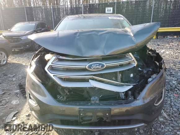 2018 Ford Edge SEL with VIN 2FMPK3J93JBB85079, listed as a Copart auction lot 48472715 with 105,124 mi miles and Salvage Title. Bid and sale history available at carsss.com. Image 5.