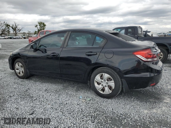 2015 Honda Civic Sedan LX with VIN 19XFB2F5XFE027337, listed as a Copart auction lot 52248465 with 89,604 mi miles and Salvage Title. Bid and sale history available at carsss.com. Image 2.