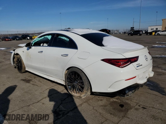 2020 Mercedes-Benz CLA with VIN WDD5J5BB8LN058630, listed as a Copart auction lot 43153604 with 0 mi miles. Bid and sale history available at carsss.com. Image 2.