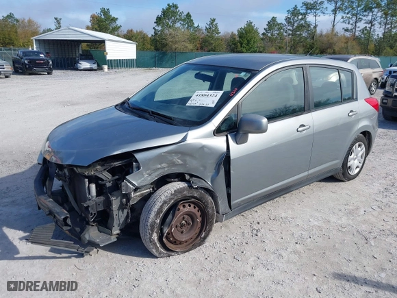 2010 Nissan Versa 1.8 S with VIN 3N1BC1CP9AL385466, listed as a IAAI auction lot 41884324 with 140,753 mi miles. Bid and sale history available at carsss.com. Image 18.