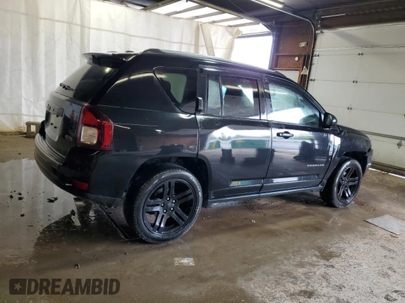2016 Jeep Compass Sport with VIN 1C4NJDBBXGD598240, listed as a Copart auction lot 57887495 with 152,932 mi miles and Salvage title. Bid and sale history available at DreamBid. Image 3.