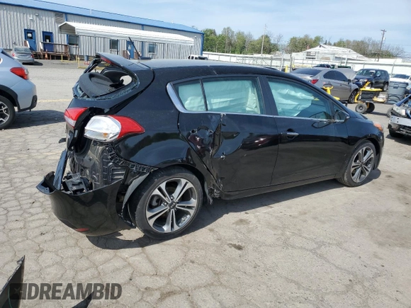 2016 Kia Forte EX with VIN KNAFX5A82G5628739, listed as a Copart auction lot 52540205 with 47,286 mi miles and Salvage Title. Bid and sale history available at DreamBid. Image 3.