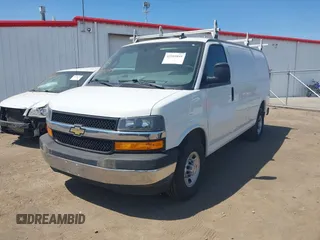 2019 Chevrolet Express Cargo with VIN 1GCWGAFP3K1249390, listed as a IAAI auction lot 42101049 with 82,211 mi miles. Bid and sale history available at carsss.com. Image 6.