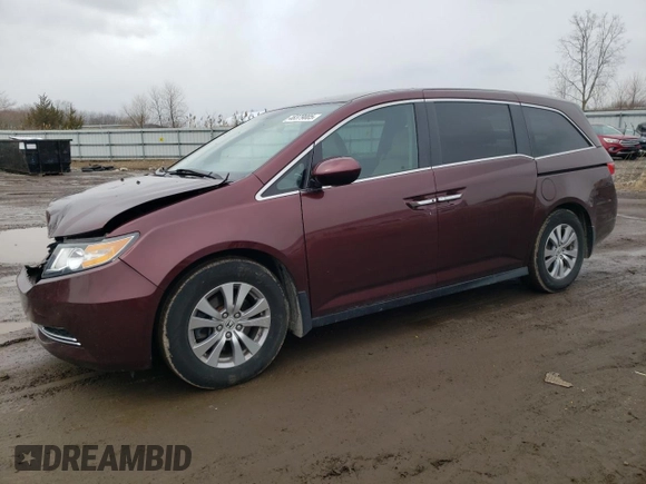 2017 Honda Odyssey EX z VIN 5FNRL5H49HB017797, wystawiony jako Copart lot #48379005 z przebiegiem 96 939 mil mil oraz Szkoda całkowita • Salvage title. Historia ofert i sprzedaży dostępna na DreamBid. Obrazek 1.