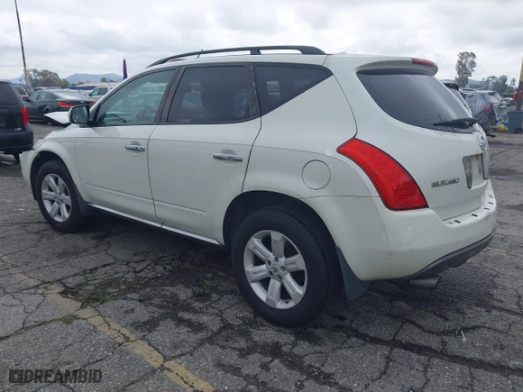 2007 Nissan Murano SL with VIN JN8AZ08T07W501393, listed as a IAAI auction lot 41910351 with 207,977 mi miles. Bid and sale history available at carsss.com. Image 3.