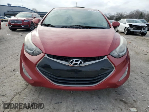 2014 Hyundai Elantra Coupe with VIN KMHDH6AH9EU029459, listed as a Copart auction lot 85429784 with 158,294 mi miles and Clean Title. Bid and sale history available at carsss.com. Image 5.