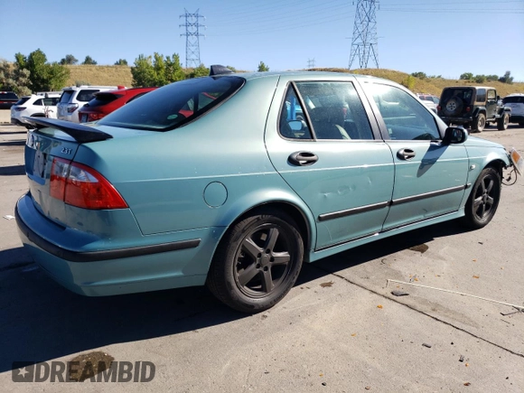 2004 Saab 9-5 Arc with VIN YS3ED49A943003022, listed as a Copart auction lot 73165844 with 172,071 mi miles and Salvage Title. Bid and sale history available at carsss.com. Image 3.