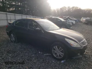 2012 Infiniti G25 x with VIN JN1DV6AR2CM860968, listed as a Copart auction lot 81557454 with 165,239 mi miles and Salvage Title. Bid and sale history available at DreamBid. Image 4.