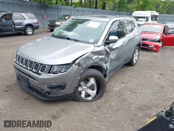 2021 Jeep Compass Latitude with VIN 3C4NJDBBXMT569861, listed as a IAAI auction lot 42325006 with 83,153 mi miles and . Bid and sale history available at DreamBid. Image 18.