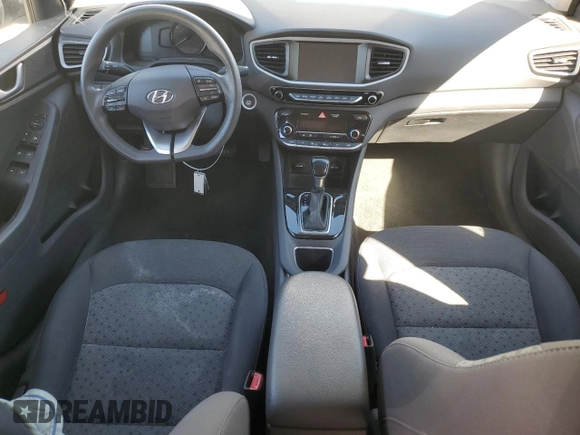 2017 Hyundai Ioniq Blue with VIN KMHC65LC9HU027938, listed as a Copart auction lot 48061475 with 87,612 mi miles and Salvage Title. Bid and sale history available at DreamBid. Image 8.