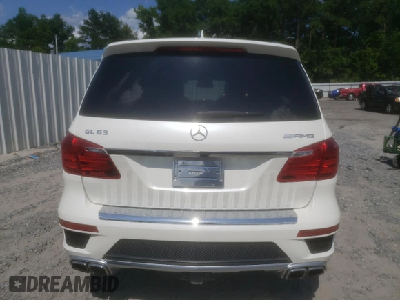 2015 Mercedes-Benz GL-Class GL 63 AMG with VIN 4JGDF7EE5FA449301, listed as a Copart auction lot 55880074 with 29,682 mi miles and Non Repairable. Bid and sale history available at carsss.com. Image 6.