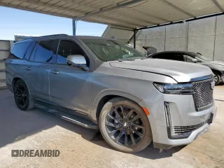 2023 Cadillac Escalade 4WD Sport with VIN 1GYS4FKL5PR475957, listed as a Copart auction lot 60104895 with Not provided miles and Clean title. Bid and sale history available at DreamBid. Image 4.