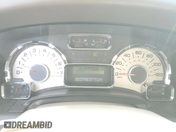 2007 Ford Expedition Max Eddie Bauer with VIN 1FMFK18577LA24715, listed as a Copart auction lot 46922925 with 142,205 mi miles and Salvage Title. Bid and sale history available at DreamBid. Image 9.