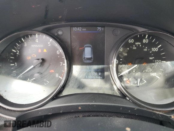 2020 Nissan Rogue SV z VIN KNMAT2MT0LP530184, wystawiony jako Copart lot #59735895 z przebiegiem 116 661 mil mil oraz Czysty tytuł • Clean title. Historia ofert i sprzedaży dostępna na DreamBid. Obrazek 9.