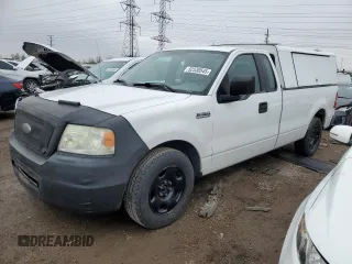 2007 Ford F-150 XL with VIN 1FTRF12207KC72413, listed as a Copart auction lot 52530545 with 181,294 mi miles and Salvage Title. Bid and sale history available at carsss.com. Image 1.