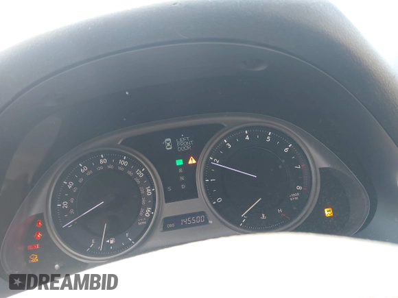 2008 Lexus IS with VIN JTHBK262685079680, listed as a IAAI auction lot 41852665 with 145,500 mi miles. Bid and sale history available at carsss.com. Image 7.