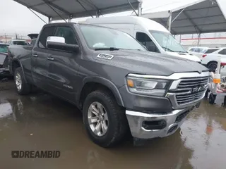 2019 Ram 1500 Laramie with VIN 1C6SRFDTXKN605257, listed as a IAAI auction lot 41562139 with 89,303 mi miles. Bid and sale history available at carsss.com. Image 1.