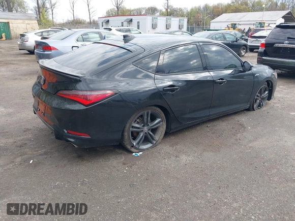 2024 Acura Integra Technology with VIN 19UDE4H65RA019509, listed as a IAAI auction lot 42028355 with Not provided miles and . Bid and sale history available at DreamBid. Image 4.