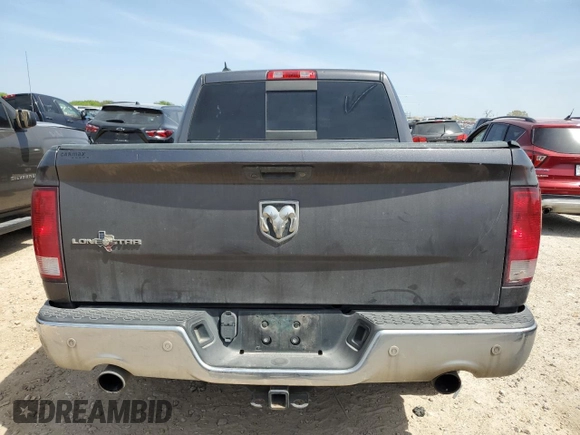 2017 Ram 1500 Lone Star Silver z VIN 1C6RR6LT0HS550800, wystawiony jako Copart lot #50610925 z przebiegiem 190 812 mil mil oraz Szkoda całkowita • Salvage title. Historia ofert i sprzedaży dostępna na DreamBid. Obrazek 6.