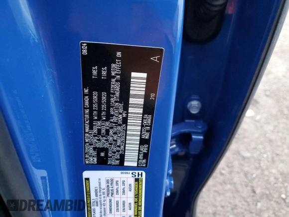 2025 Lexus NX 350h Luxury z VIN 2T2HKCEZ8SC037324, wystawiony jako Copart lot #83405744 z przebiegiem 1 452 mil mil oraz Szkoda całkowita • Salvage title. Historia ofert i sprzedaży dostępna na DreamBid. Obrazek 12.