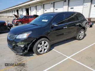 2016 Chevrolet Traverse LT z VIN 1GNKRGKD7GJ216818, wystawiony jako Copart lot #52094465 z przebiegiem 90 457 mil mil oraz Szkoda całkowita • Salvage title. Historia ofert i sprzedaży dostępna na DreamBid. Obrazek 1.